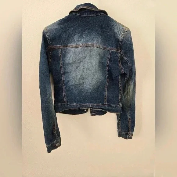 Ecko Red Eckored Womens Denim Stonewashed Jacket Size Extra Small XS - Picture 3 of 6